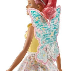 Boneca Barbie Fada Dreamtopia Cabelo Rosa FXT03 - Mattel - DecorToys Presentes & Brinquedos