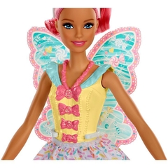 Imagem do Boneca Barbie Fada Dreamtopia Cabelo Rosa FXT03 - Mattel