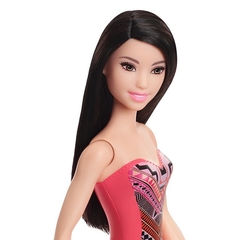 Boneca Barbie Praia Morena Maiô Coral Tomara Que Caia GHW38 - Mattel - comprar online