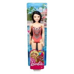 Imagem do Boneca Barbie Praia Morena Maiô Coral Tomara Que Caia GHW38 - Mattel