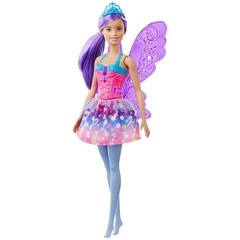 Boneca Barbie Fada Dreamtopia Cabelo Roxo GJK00 - Mattel