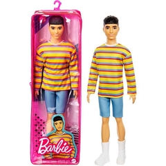 Barbie Fashionista Ken Camiseta Listrada na internet