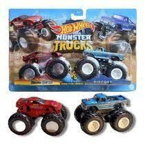 Hot Wheels Monster Trucks c/ 02 Monster Vette vs Bigfoot - Mattel - comprar online