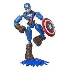 Boneco Capitão América Bend and Flex Marvel Avengers E7869 - Hasbro - comprar online