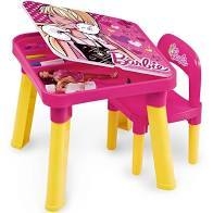 Mesinha com Cadeira Infantil Rosa Fabulosa Barbie Fun sku 1882 - comprar online