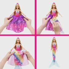 Barbie Dreamtopia Barbie Princesa 2 em 1 - DecorToys Presentes & Brinquedos