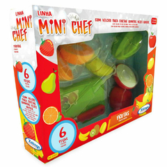 Kit Frutas Crec Crec Velcro Mini Chef 6 Peças Xalingo - comprar online
