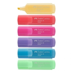 Caneta Marca Texto 6 Cores Tons Pastel Textliner 46 - Faber Castell - comprar online