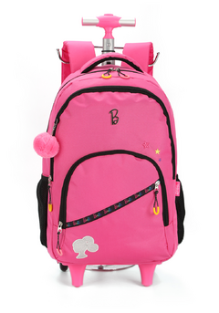 Mochila de Rodinhas Infantil Barbie Pink MC46842BB - Luxcel 2024 - comprar online