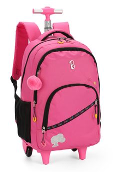 Mochila de Rodinhas Infantil Barbie Pink MC46842BB - Luxcel 2024