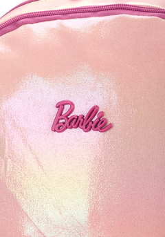 Mochila com Rodinhas Barbie Pink Holográfica - Luxcel - DecorToys Presentes & Brinquedos