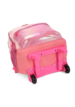 Mochila com Rodinhas Barbie Pink Holográfica - Luxcel - comprar online