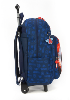 Mochila com Rodinhas Capitão América Avengers - Luxcel - loja online