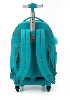 Imagem do Mochila com Rodinhas Crinkle Verde Up4You - Luxcel