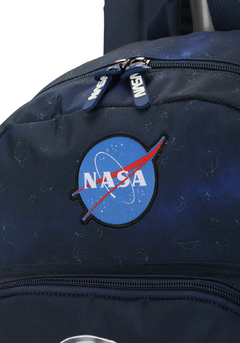 Mochila com Rodinhas Nasa Astronauta Azul - Luxcel - DecorToys Presentes & Brinquedos