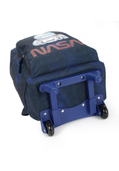 Mochila com Rodinhas Nasa Astronauta Azul - Luxcel - comprar online