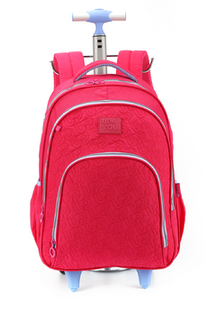 Mochila com Rodinhas Matelassê Up4You - Luxcel - comprar online