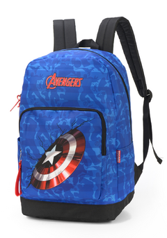 Mochila Escolar Capitão América Avengers - Luxcel - DecorToys Presentes & Brinquedos