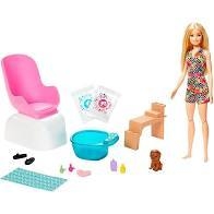 Barbie Salao de Manicure e Pedicure - Mattel GHN07 - comprar online