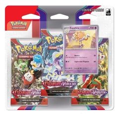 Pokémon Blister Triplo Espathra Escarlate e Violeta 19 Cartas - Copag