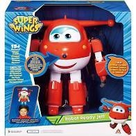 Robô Jett Ao Resgate Fun Super Wings Vermelho E Branco