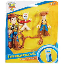 Boneco Toy Story 4 Woody e Forky Imaginext