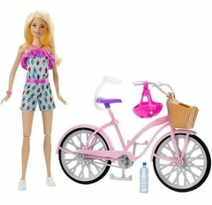 Barbie - Boneca E Bicicleta - Mattel - DecorToys Presentes & Brinquedos