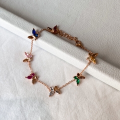 pulsera mariposa color rose - comprar online