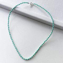 Choker cristal aqua