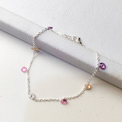 Pulsera circle cristal pastel