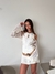 Sweater Vestido Tejido Hilo Bohemian Girl Crema en internet