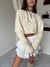 Sweater Tejido Amamos La Espalda Natural - comprar online