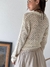 Sweater Tejido Honeymoon Crema en internet