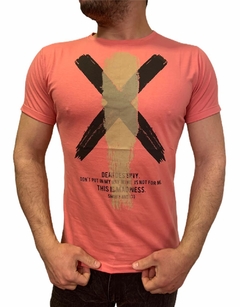 Remera de hombre estampada X - comprar online