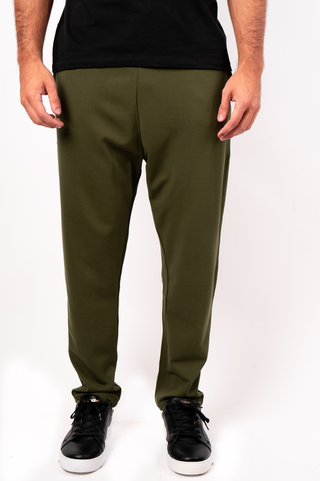 Pantalones de tela punto roma hotsell