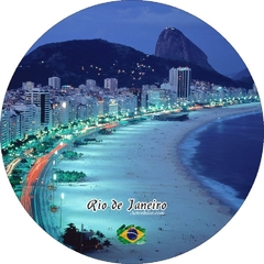 PELE NYLON DE 12" PERSONALIZADA RIO DE JANEIRO - coloque sua arte ou logo em seus instrumentos !!!! - ARTCELSIOR.COM