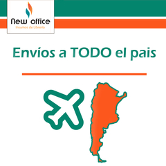 BIBLIORATO OFICIO X 10 UNIDADES NEWOFFICE COLOR - tienda online