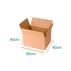 Caja de cartón 60x40x40