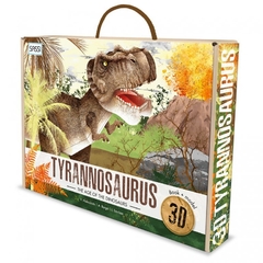 Maqueta 3D Dinosaurio+ Libro - Chanchitos Pochocleros