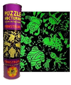 Puzzle Nocturno Monstruos - 81 piezas
