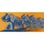 Painel Madeira Elefante Azul 96cm - comprar online