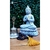 Buda em Cimento Azul - Bali