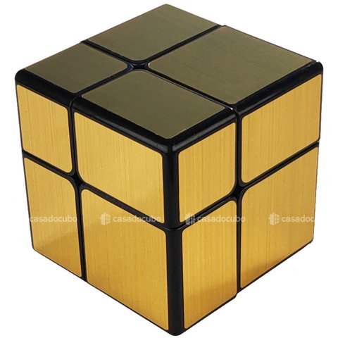 Cubo Mágico 2x2 Prateado Irregular