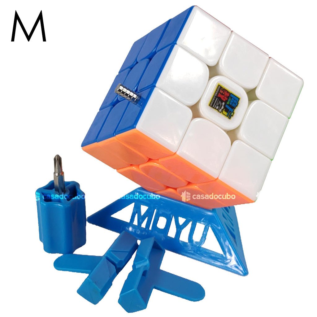 Cubo Mágico Magnético Profissional Moyu Rs3M Stickerless - Cubo