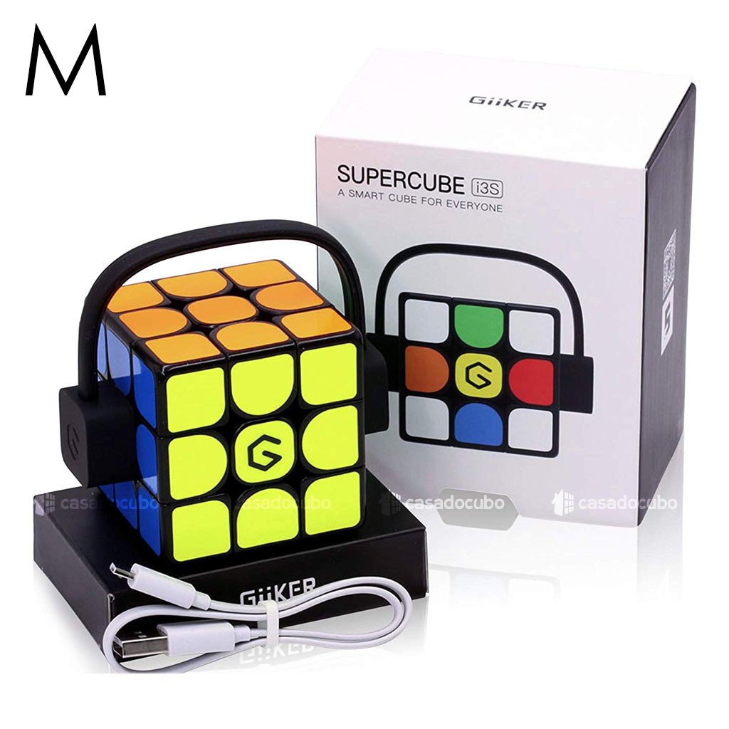 Cubo Mágico 3x3x3 Xiaomi Giiker Smart Bluetooth Magnético - R$ 240