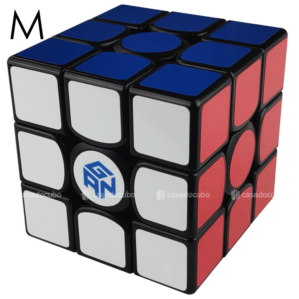 Cubo Mágico Profissional Gan 3x3x3 Magnético 356M + porcas GES :  : Brinquedos e Jogos