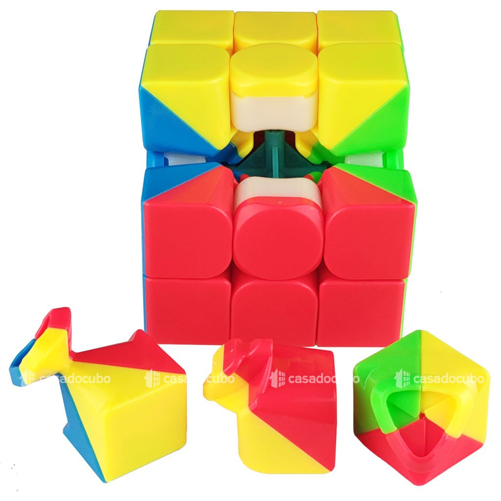 Cubo Mágico Meilong 3C 3x3x3 Original Moyu – Walderes Jogos