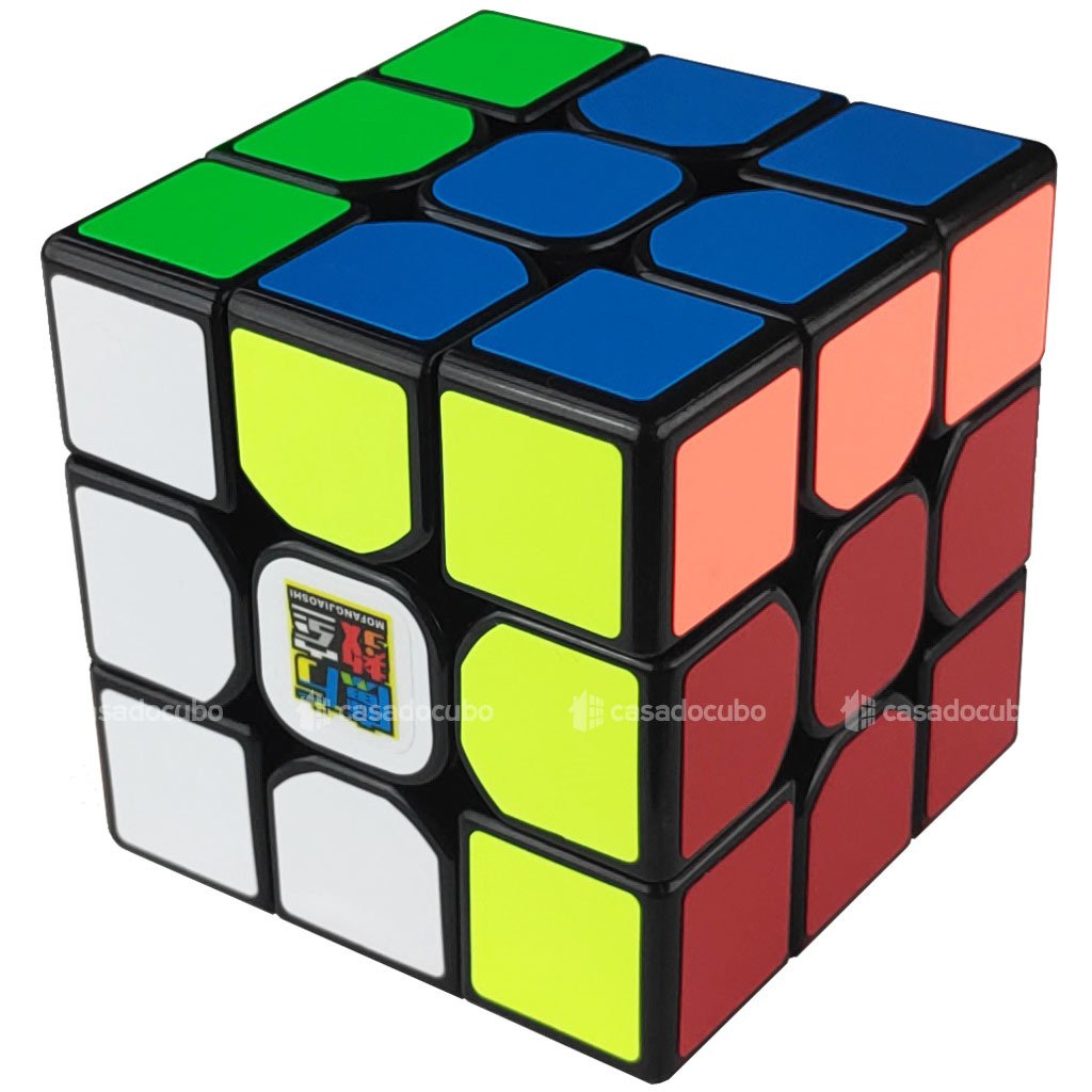 Cubo Magico Profissional 3x3 Moyu MF3RS Preto - Cubo Store - Sua