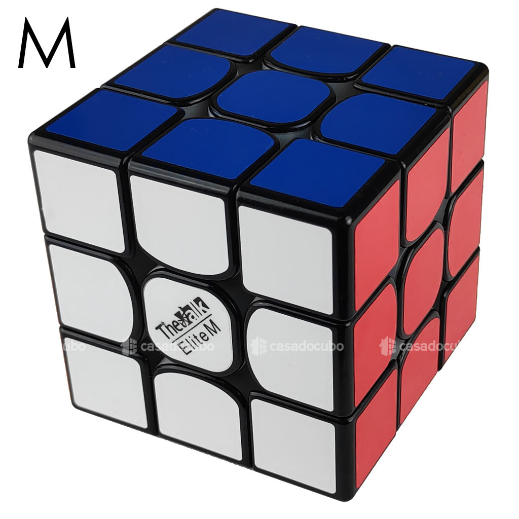 Cubo Mágico 3x3x3 Qiyi MS Preto - Magnético - Oncube: os melhores cubos  mágicos você encontra aqui