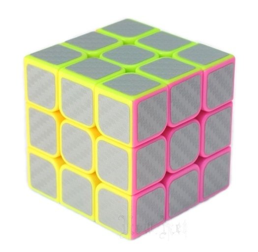 Cubo Mágico Profissional 3x3 Carbon Cuber Brasil